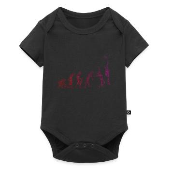 Raquette Femme Raquette Padel Paddle Tennis - Body à manches courtes Premium Bébé - noir - Devant