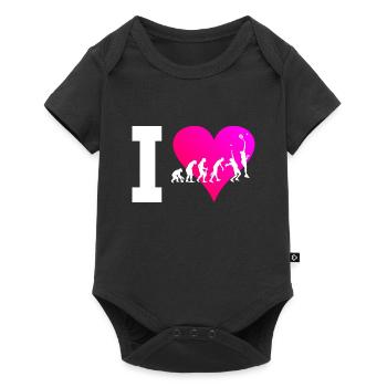 Paddle Court Women's Paddle Tennis Paddle Tennis - Baby Premium short-sleeve bodysuit - black - Front