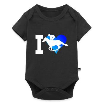 Hunting Riding Dressour Equestrian - Baby Premium short-sleeve bodysuit - black - Front