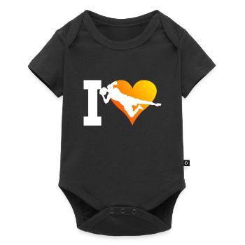 Footballer Football Player Football Women's Football - Baby Premium short-sleeve bodysuit - black - Front