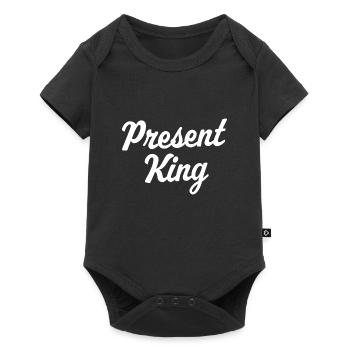 Present King - Baby Premium short-sleeve bodysuit - black - Front