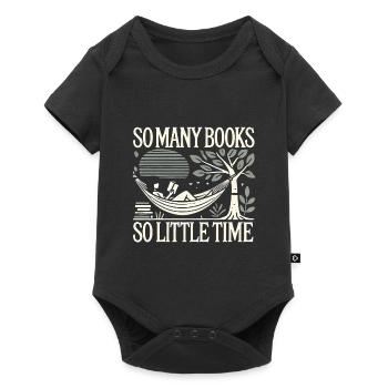 Lost in a Book Under the Stars - Baby Premium short-sleeve bodysuit - black - Front