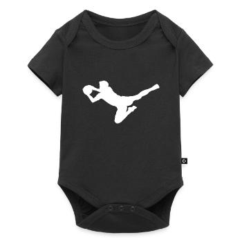 Footballer Football Men's Footballer Football Match - Baby Premium short-sleeve bodysuit - black - Front