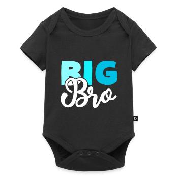 BIG BRO Frère - Body à manches courtes Premium Bébé - noir - Devant
