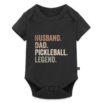 Husband Dad Pickleball Legend - Body à manches courtes Premium Bébé - noir - Devant