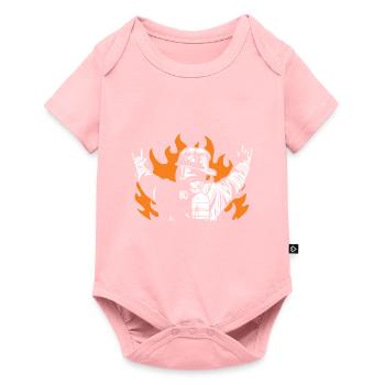 Pompiers - Body à manches courtes Premium Bébé - rose - Devant