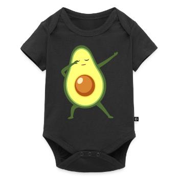 Avocado Dab Dance - Body à manches courtes Premium Bébé - noir - Devant