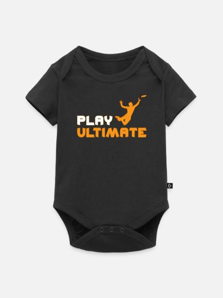 Ultimate Frisbee - Baby Premium Kurzarmbody - Schwarz