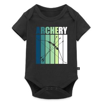 Archery Gift Idea & T-Shirt - Baby Premium short-sleeve bodysuit - black - Front