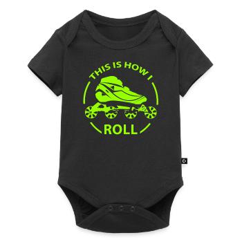 Inline Skating - Body à manches courtes Premium Bébé - noir - Devant