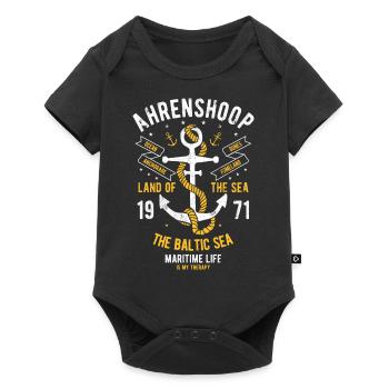 AHRENSHOOP MER BALTIQUE FISHLAND Darss Gifts T-shirts - Body à manches courtes Premium Bébé - noir - Devant