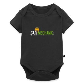 Automechaniker - Baby Premium Kurzarmbody - Schwarz - Vorne