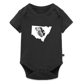 Stone - Baby Premium short-sleeve bodysuit - black - Front