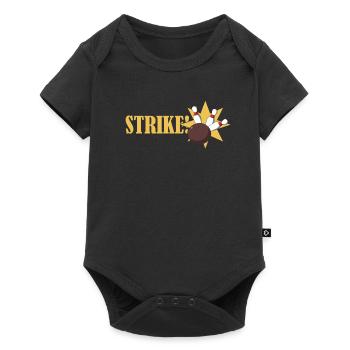 Bowling Strike T-Shirt - Baby Premium short-sleeve bodysuit - black - Front