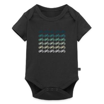 Mountain bike - Baby Premium short-sleeve bodysuit - black - Front
