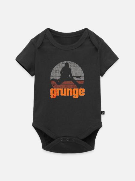 grunge - Body à manches courtes Premium Bébé - noir