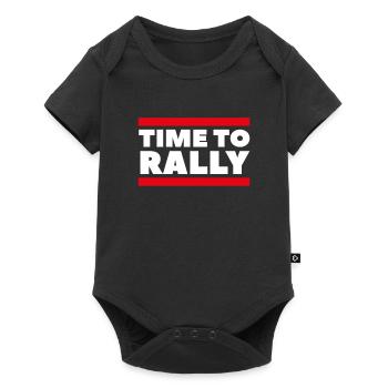 Rally time - Baby Premium short-sleeve bodysuit - black - Front