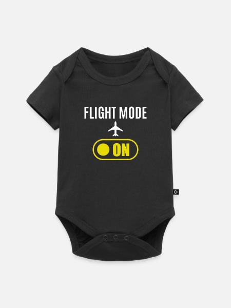 Luftfahrt - Baby Premium Kurzarmbody - Schwarz