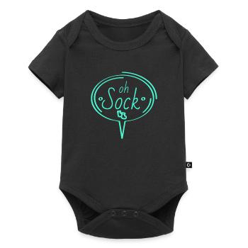 chaussettes - Body à manches courtes Premium Bébé - noir - Devant