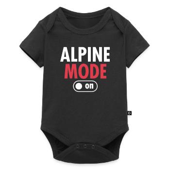 Ski Alpin - Body à manches courtes Premium Bébé - noir - Devant