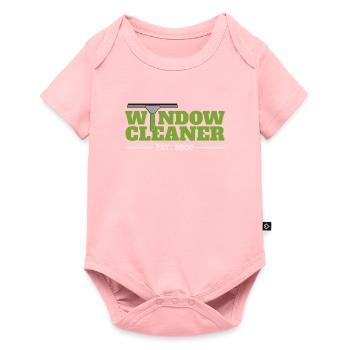 Window cleaner Since 2000 gift birthday - Baby Premium short-sleeve bodysuit - rose - Front