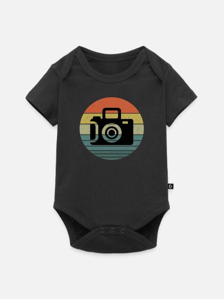 Fotografie - Baby Premium Kurzarmbody - Schwarz