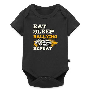 Rally Motorsport T-Shirt Gift - Baby Premium short-sleeve bodysuit - black - Front