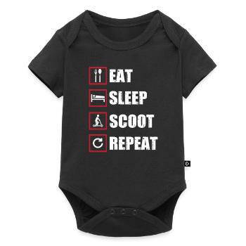 scooter - Body à manches courtes Premium Bébé - noir - Devant