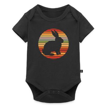 Hare - Baby Premium short-sleeve bodysuit - black - Front
