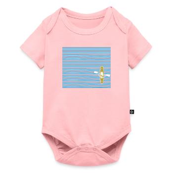 kayak - Baby Premium short-sleeve bodysuit - rose - Front
