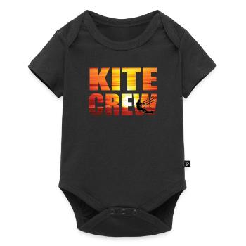 Kitesurfing kite crew - Baby Premium short-sleeve bodysuit - black - Front