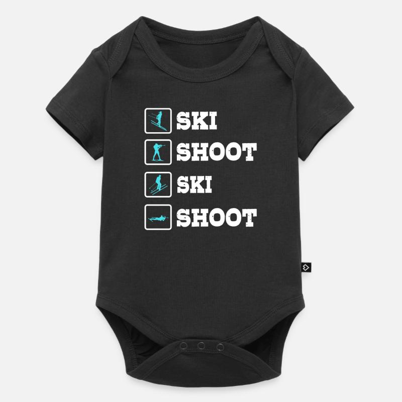 Biathlon - Body à manches courtes Premium Bébé - noir
