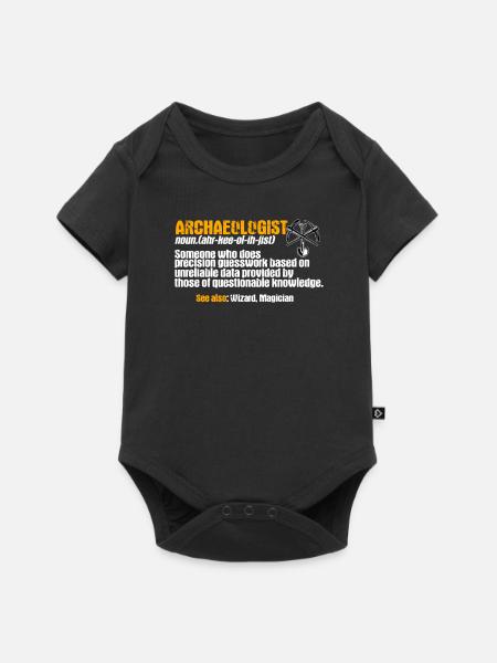 Archäologe - Baby Premium Kurzarmbody - Schwarz
