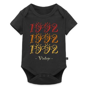 1992 vintage - Baby Premium short-sleeve bodysuit - black - Front