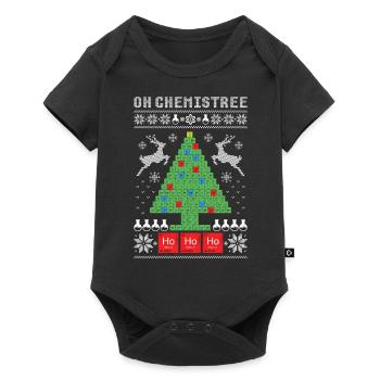 Chemistree Laid Noël - Body à manches courtes Premium Bébé - noir - Devant