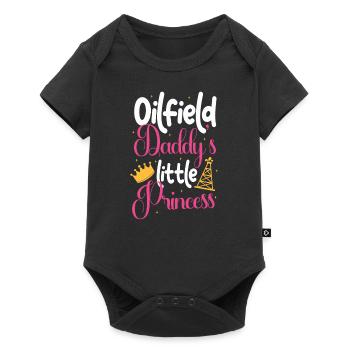 Oil Field Daddy's Little Princess - Baby Premium short-sleeve bodysuit - black - Front