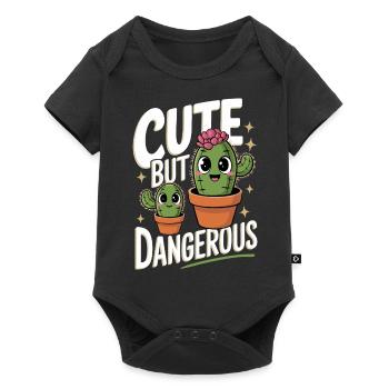 Cactus Cacti Desert Plant - Baby Premium short-sleeve bodysuit - black - Front