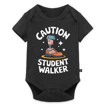 Amputation Behinderung - Baby Premium Kurzarmbody - Schwarz - Vorne