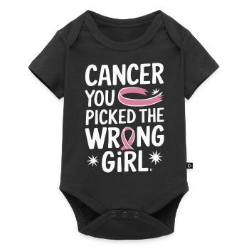 Sensibilisation au cancer Cancer Cancer du sein - Body à manches courtes Premium Bébé - noir - Devant