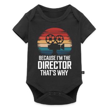 Filmmaker Film Director Cinematographer Film - Baby Premium short-sleeve bodysuit - black - Front