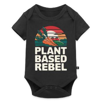 Végétarien Végétalien Végétarien Végétarien - Body à manches courtes Premium Bébé - noir - Devant