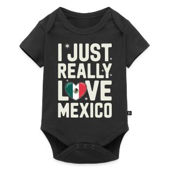 Mexico Mexico Mexican Spanish - Baby Premium short-sleeve bodysuit - black - Front