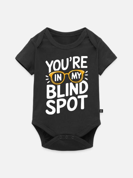 Blinde Blindheit Sehbehinderte Menschen - Baby Premium Kurzarmbody - Schwarz