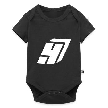 Abstract number4 - Baby Premium short-sleeve bodysuit - black - Front
