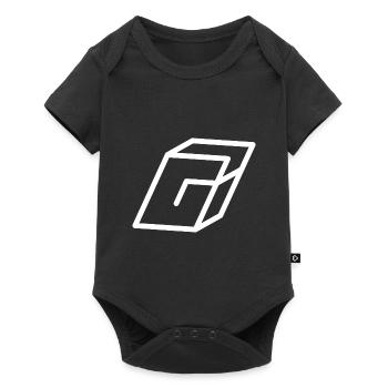 Lettre générale G - Body à manches courtes Premium Bébé - noir - Devant