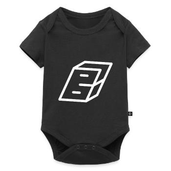 Lettre générale B - Body à manches courtes Premium Bébé - noir - Devant