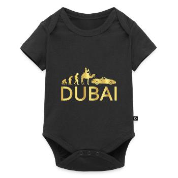Drôle Dubaï Evolution Shirt Sheikh voitures de sport - Body à manches courtes Premium Bébé - noir - Devant