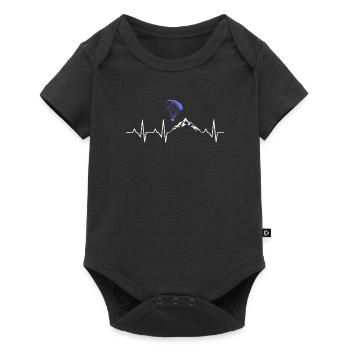 Coup de coeur Parapente Parapente Cadeau - Body à manches courtes Premium Bébé - noir - Devant
