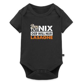 Lasagnes - Il ne fait rien qui ne veut que des lasagnes - Body à manches courtes Premium Bébé - noir - Devant
