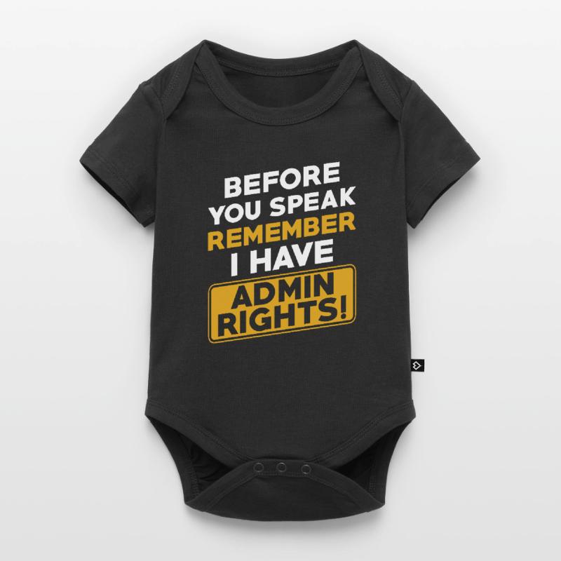 Administrator Informatiker Programmierer Admin Baby Premium Kurzarmbody